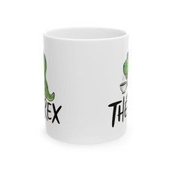 Mug Drôle "Thé-Rex" – Idéal pour les Amateurs de Thé et Fans de Dinosaures