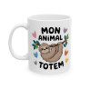 Mug Tasse Animal Drôle humour "Mon Animal Totem" - Paresseux Adorable