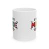 Mug "Il y a Trop de Monde Dehors" - Tasse Humoristique, Design Coloré et Original Amateurs d'Humour et Moment de Pause-Café