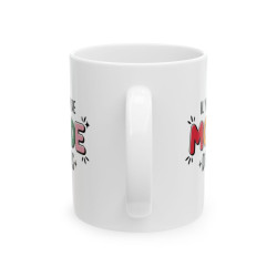 Mug "Il y a Trop de Monde Dehors" - Tasse Humoristique, Design Coloré et Original Amateurs d'Humour et Moment de Pause-Café