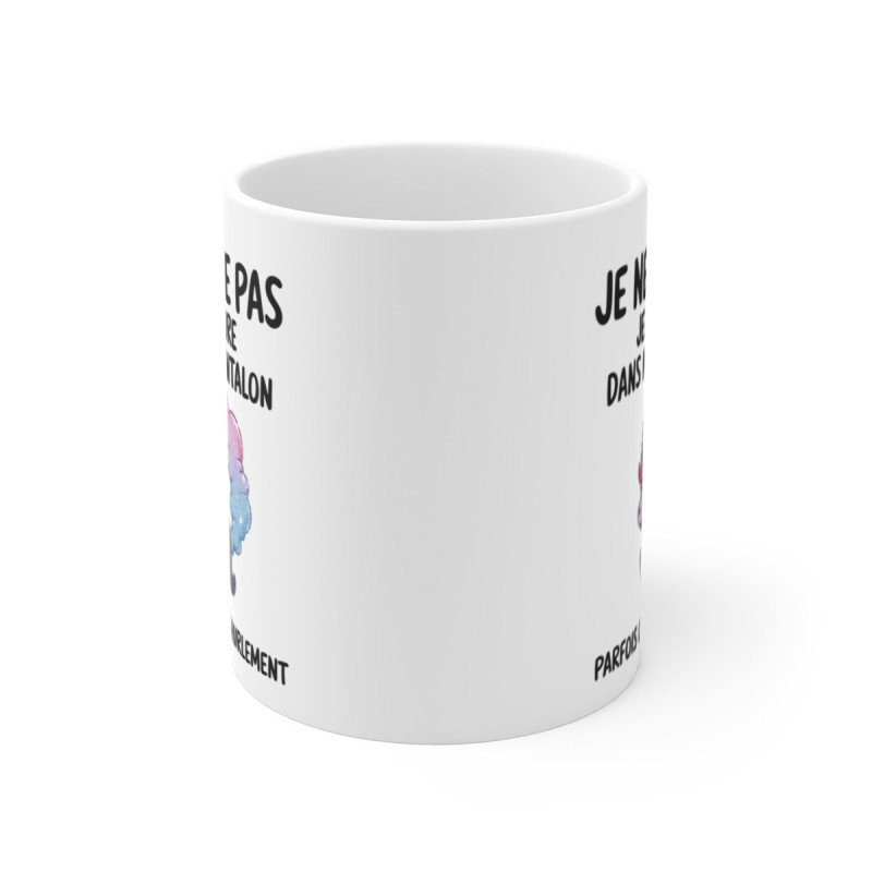 Mug Tasse Humour "Je ne pète pas, je murmure" - Tasse Drôle avec Licorne Féérique - Idée Cadeau Originale et Rigolote