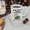 Mug Tasse Humour "Je ne pète pas, je murmure" - Tasse Drôle avec Tortue - Idée Cadeau Originale et Rigolote