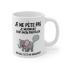 Mug Tasse Humour "Je ne pète pas, je murmure" - Tasse Drôle avec Éléphant - Idée Cadeau Originale et Rigolote