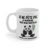Mug Tasse Humour "Je ne pète pas, je murmure" - Tasse Drôle avec Panda - Idée Cadeau Originale et Rigolote