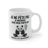 Mug Tasse Humour "Je ne pète pas, je murmure" - Tasse Drôle avec Panda - Idée Cadeau Originale et Rigolote