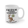 Mug Tasse Humour "Je ne pète pas, je murmure" - Tasse Drôle avec Kangourou - Idée Cadeau Originale et Rigolote