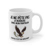 Mug Tasse Humour "Je ne pète pas, je murmure" - Tasse Drôle avec Aigle - Idée Cadeau Originale et Rigolote