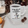 Mug Tasse Humour "Je ne pète pas, je murmure" - Tasse Drôle avec Pingouin - Idée Cadeau Originale et Rigolote