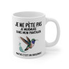 Mug Tasse Humour "Je ne pète pas, je murmure" - Tasse Drôle avec Colibri - Idée Cadeau Originale et Rigolote