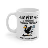 Mug Tasse Humour "Je ne pète pas, je murmure" - Tasse Drôle avec Corbeau - Idée Cadeau Originale et Rigolote
