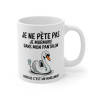 Mug Tasse Humour "Je ne pète pas, je murmure" - Tasse Drôle avec Cygne - Idée Cadeau Originale et Rigolote