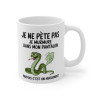 Mug Tasse Humour "Je ne pète pas, je murmure" - Tasse Drôle avec Serpent - Idée Cadeau Originale et Rigolote