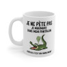 Mug Tasse Humour "Je ne pète pas, je murmure" - Tasse Drôle avec Crocodile - Idée Cadeau Originale et Rigolote