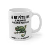 Mug Tasse Humour "Je ne pète pas, je murmure" - Tasse Drôle avec Caméléon - Idée Cadeau Originale et Rigolote