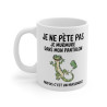 Mug Tasse Humour "Je ne pète pas, je murmure" - Tasse Drôle avec Gecko - Idée Cadeau Originale et Rigolote