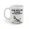 Mug Humour "Je ne pète pas, je murmure" - Tasse Drôle avec Mante Religieuse - Cadeau Original et Décalé