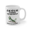 Mug Humour "Je ne pète pas, je murmure" - Tasse Drôle avec Mante Religieuse - Cadeau Original et Décalé