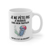 Mug Humour "Je ne pète pas, je murmure" - Tasse Drôle avec Méduse Amusante - Cadeau Fun et Original