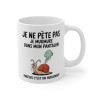 Mug Humour "Je ne pète pas, je murmure" - Tasse Drôle avec Escargot - Cadeau Original pour Amateurs d'Humour