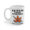 Mug Humour "Je ne pète pas, je murmure" - Tasse Drôle avec Étoile de Mer - Cadeau Original et Amusant