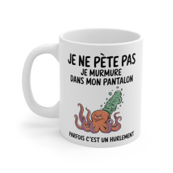 Mug Octopus Humour - "Je ne...