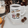 Mug Café Contre Donut - Course Matinale Drôle, Énergisante et Originale pour Amateurs de Café et Gourmands