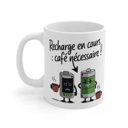 Mug Tasse Humour Recharge...