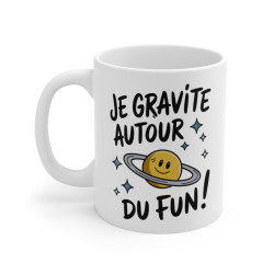 Mug Tasse Humour Je Gravite...