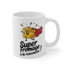 Mug Tasse Super Fromage à la Rescousse !  Design Humoristique et Original pour Amoureux du Fromage