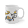 Mug « Vacances Bien Dorées » – Tasse Croissant, Soleil, Farniente, Design Été, Cadeau Original Relaxation et Vacances