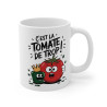Mug Humour « C’est la Tomate de Trop » – Tasse Originale avec Illustration Légumes Rigolos, pour Amateurs de Blagues !