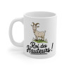 Mug « Roi des Hauteurs » – Tasse Illustrée avec Chèvre Montagnarde, Cadeau Rigolo et Original pour Amoureux de la Nature !