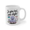 Mug « Je Gère Tout, Avec Style » – Tasse Octopus Drôle et Inspirante, Idée Cadeau Originale