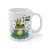 Mug Grenouille « Je suis le Roi de la Mare ! » – Tasse Rigolote Animale, Cadeau Original et Humoristique