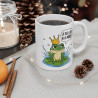 Mug Grenouille « Je suis le Roi de la Mare ! » – Tasse Rigolote Animale, Cadeau Original et Humoristique