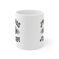 Mug Tasse J'peux Pas J'ai Rugby – Tasse Humoristique pour Passionnés de Rugby