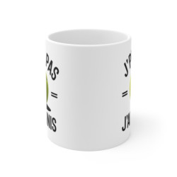 Mug « J'peux Pas J'ai Tennis » – Tasse Humoristique pour Fans de Tennis