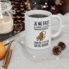 Mug Humoristique Léopard – Tasse Drôle et Décalée avec Message Amusant pour Café, Thé, Cadeau Original et Accessoire Unique