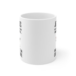 Mug Humoristique Hyène – Tasse Drôle et Décalée avec Design Animal Rigolo et Message Amusant pour Pauses Café, Cadeau Original