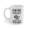 Mug Humoristique Hyène – Tasse Drôle et Décalée avec Design Animal Rigolo et Message Amusant pour Pauses Café, Cadeau Original