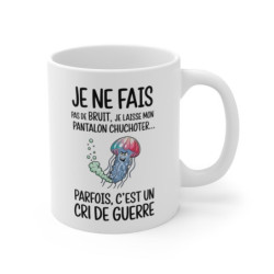 Mug Méduse Humour Marin – Tasse Originale et Rigolote avec Design Animalier et Message Amusant