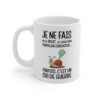 Mug Escargot Humoristique – Tasse Rigolote avec Illustration Amusante et Message Drôle pour Cadeau Original