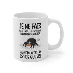 Mug Araignée Humoristique – Tasse Rigolote avec Illustration Amusante et Message Drôle pour Cadeau Original