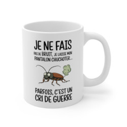 Mug Cafard Humoristique – Tasse Rigolote avec Insecte et Texte Drôle pour Cadeaux Originaux