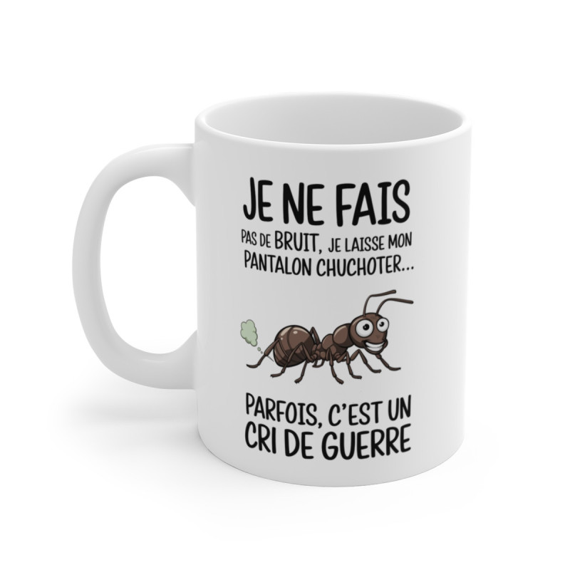 Mug Fourmi Humoristique – Tasse Drôle et Décalée avec Texte Amusant