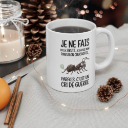 Mug Fourmi Humoristique – Tasse Drôle et Décalée avec Texte Amusant