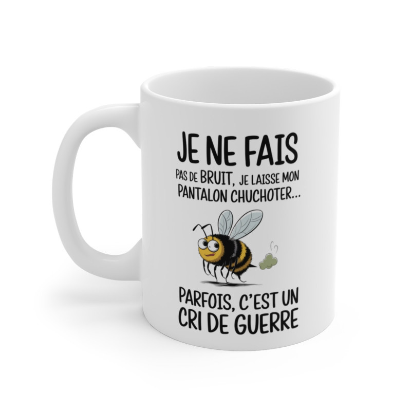 Mug Abeille Humoristique – Tasse Fun avec Design Original et Texte Drôle