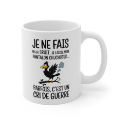 Mug Corbeau Humoristique - Tasse Originale avec Design Drôle et Message Amusant