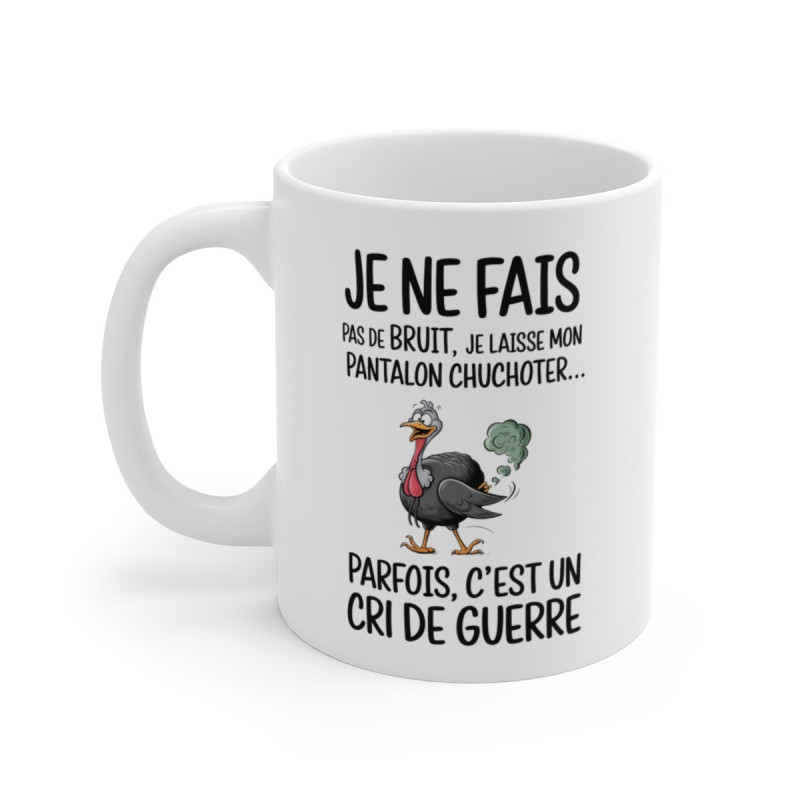 Mug Humoristique Dinde - Tasse Originale et Amusante avec Illustration Drôle