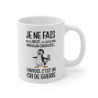 Mug Humoristique Pingouin - Tasse Originale avec Illustration Drôle et Design Unique